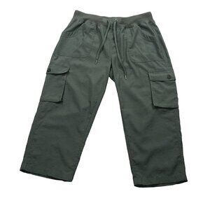 Outdoorsports Khaki Gorpcore Cargo Capri Pants Size L